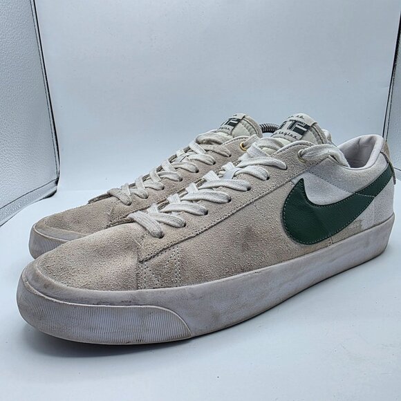 Nike SB Zoom Blazer Pro GT Mens SIze 12 White Green Sneaker Shoes Casual Walking - Picture 4 of 13